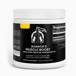 Warrior's Muscle Boost (100% Pure Creatine Monohydrate)