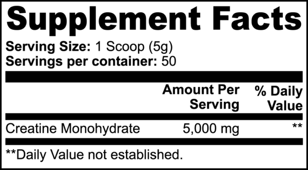 Warrior's Muscle Boost (100% Pure Creatine Monohydrate) - Image 2
