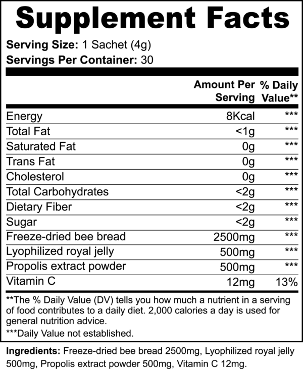 Warrior's Bee Bread Powder - Image 5
