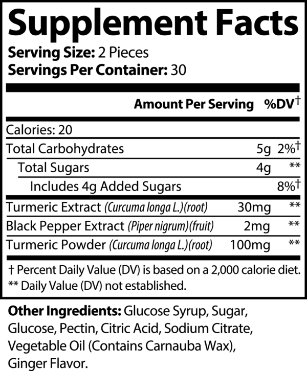 Warrior's Turmeric Gummies - Image 6